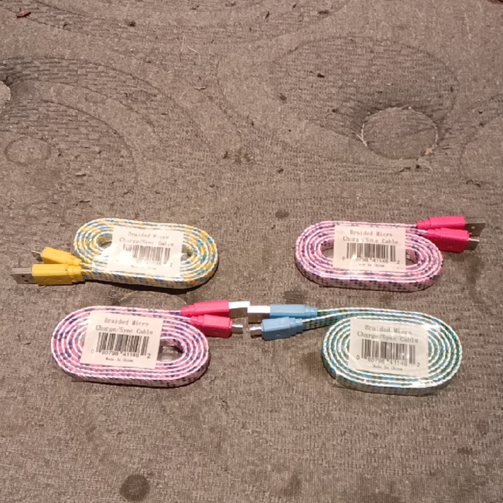 Colorful USB Charging Cables Set